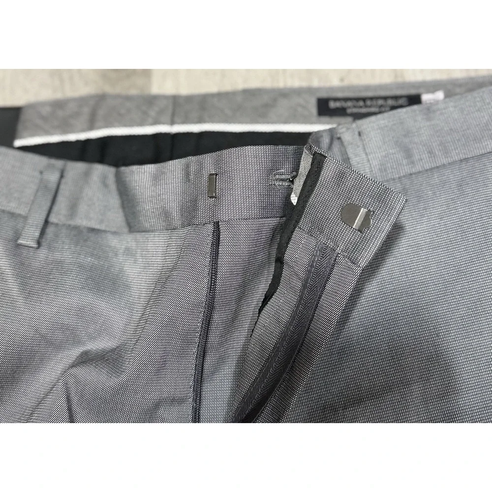 Banana Republic Standard Fit Dress Pants Men's 36x34 Herringbone Straight NWT